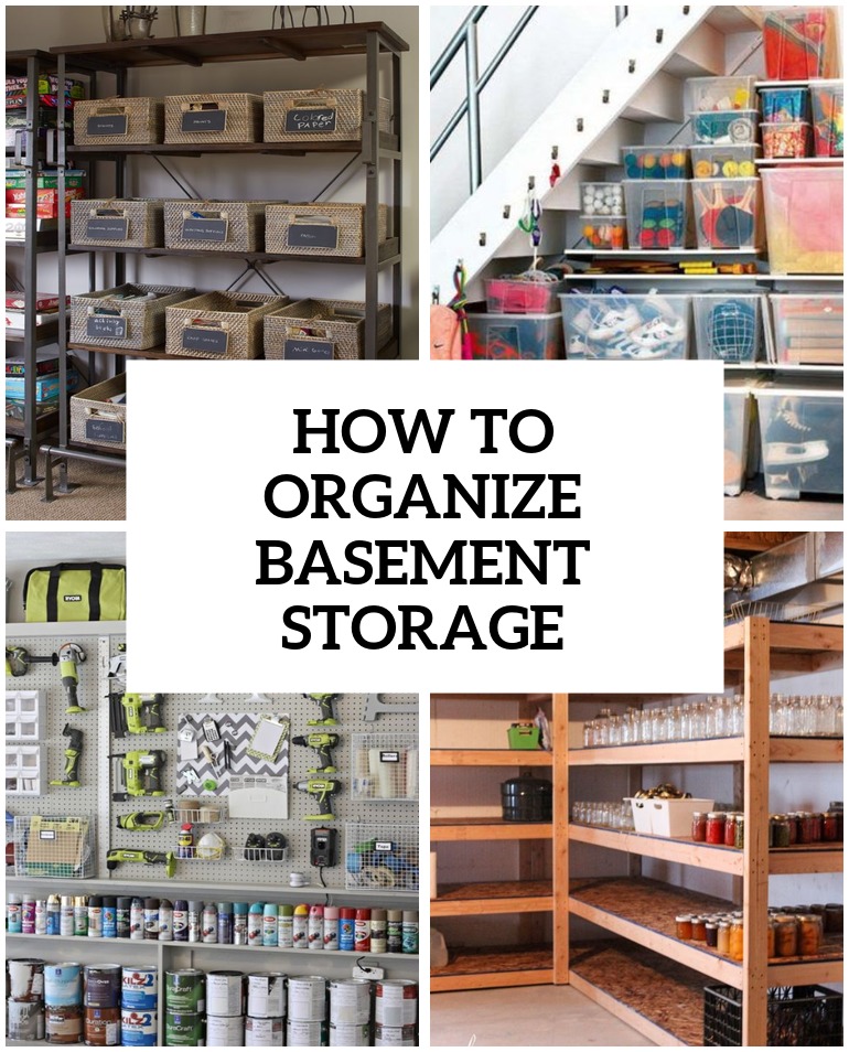 how to organize basement storage 8 tips cover