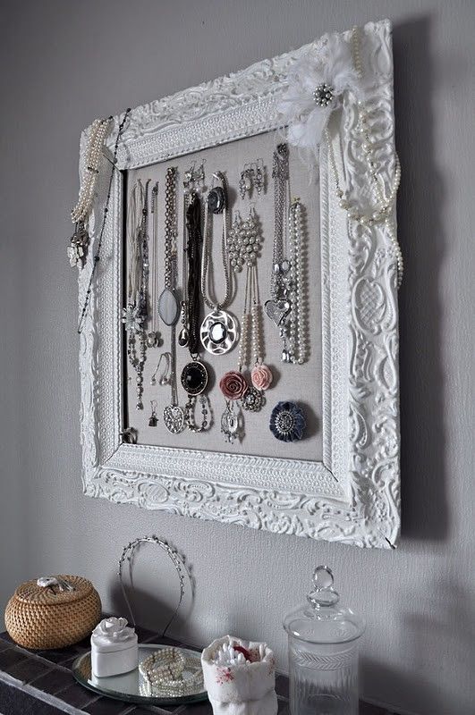 How to organize your jewelry in a comfy way ideas  16