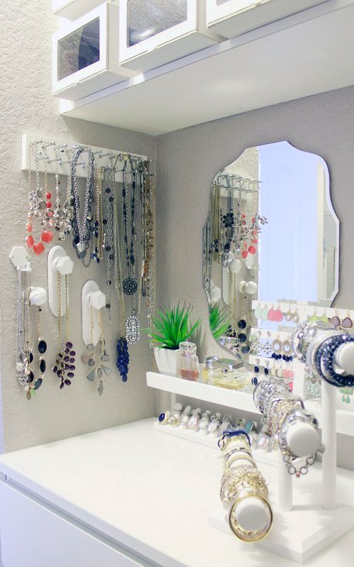 How to organize your jewelry in a comfy way ideas  2