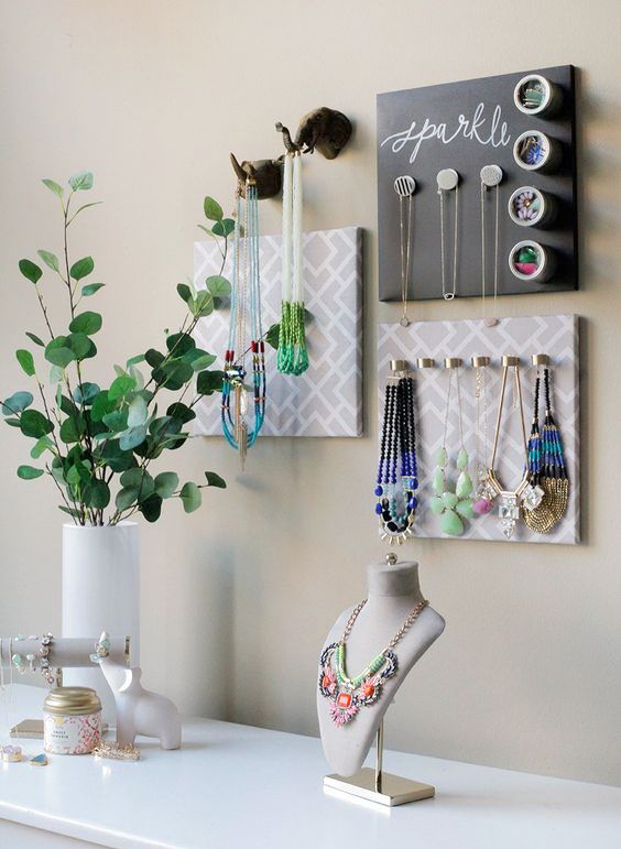 How to organize your jewelry in a comfy way ideas  28