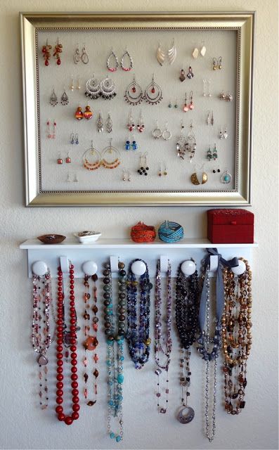 How to organize your jewelry in a comfy way ideas  29