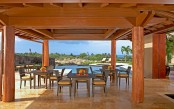 Hualalai Luxury Home Design Outdoor Dining Place