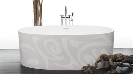 Elegant Modern Bathtubs With Different Patterns