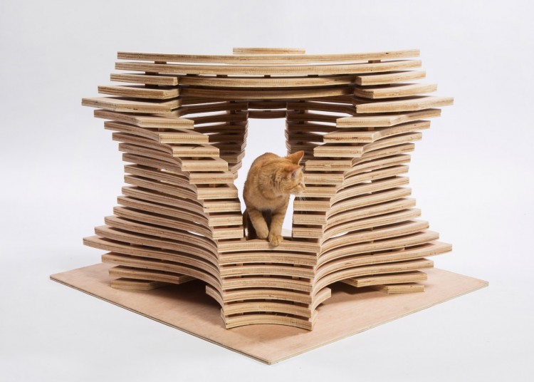 Imaginative And Bold Cat Houses With Futuristic Designs