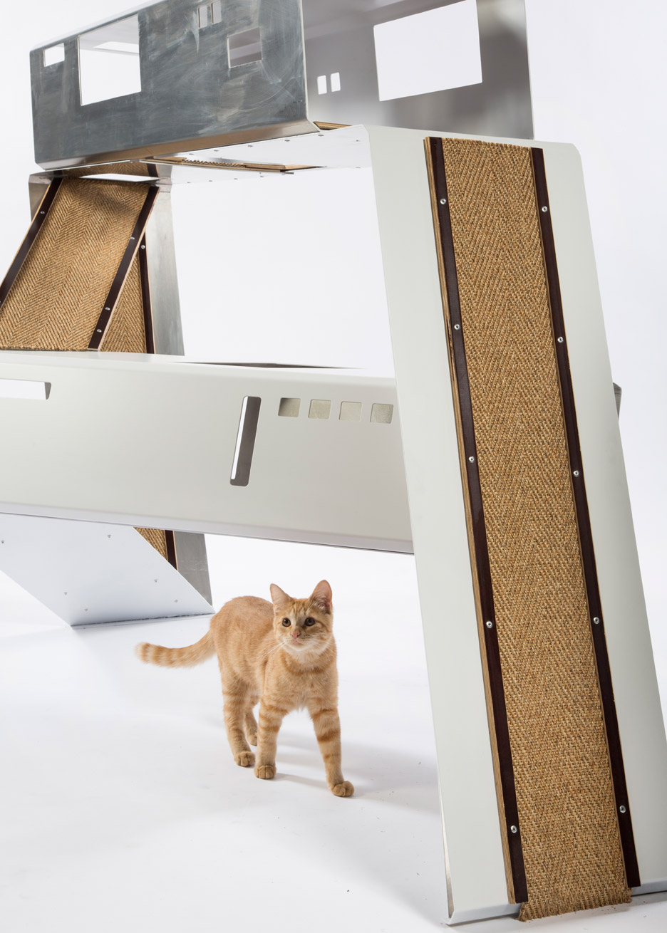 Imaginative and bold cat houses with futuristic designs  12