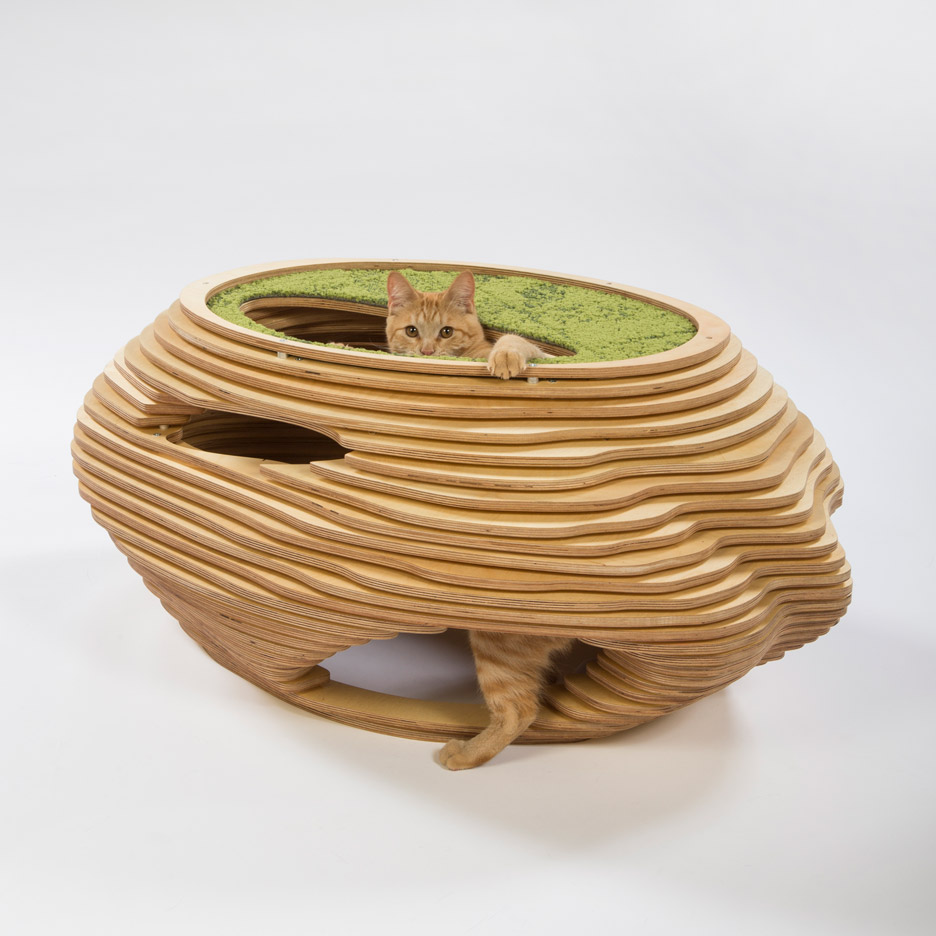 Imaginative and bold cat houses with futuristic designs  7