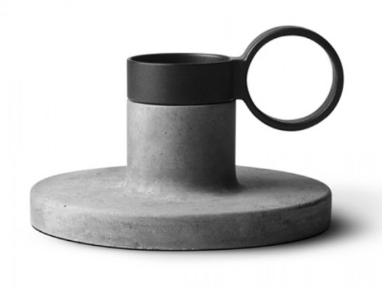 Industrial Candle Holders Collection Of Polystone