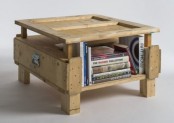 Industrial Furniture Collection Made Of Shipping Crates