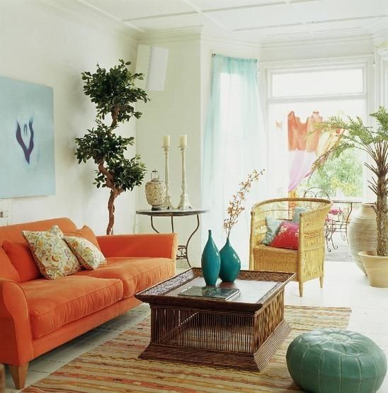 Pastel colors work great for those who want quite neutral interior but with touches of boho feel.