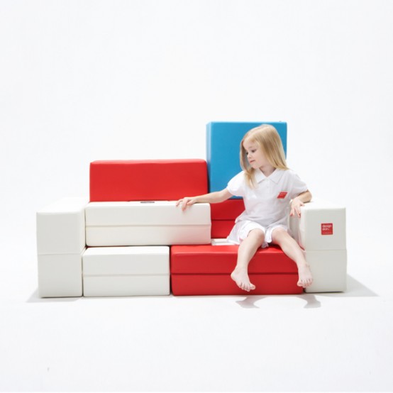 Cool Modular Sofa for Kids – PS30 Puzzle Sofa by Designskin