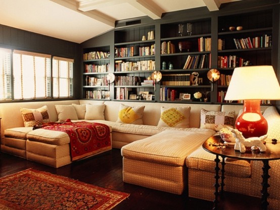 Living Rooms In Mixture Of Traditional and Modern Styles