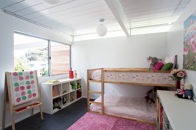 Kura loft bed is perfect for mid ceuntury kids bedrooms