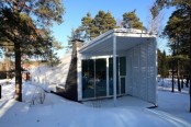 Land Harbored Boat Styled Finnish Home