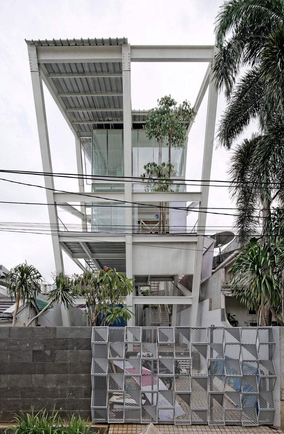Leaning rumah miring house with minimalist decor  1