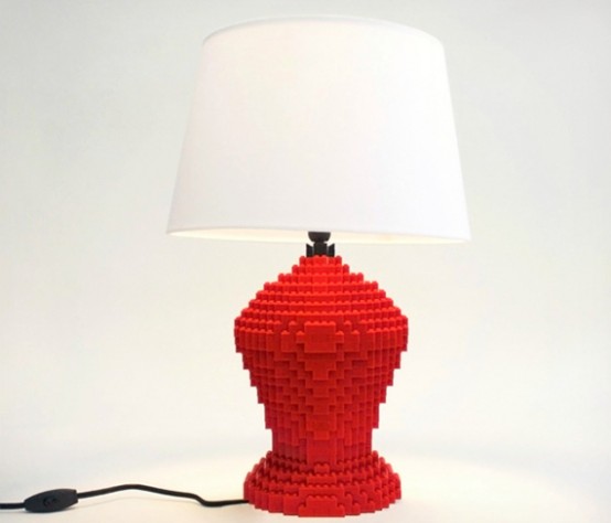 Lego Table Lamp To Realize Children's Dreams
