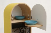 Lolo Microkitchen With Independent Colorful Modules