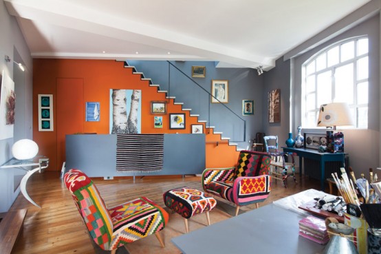 London House In A Crazy Mix Of Colors Patterns And Styles