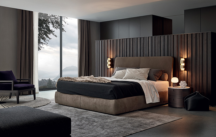 Luxurious and functional poliform bed collection  1