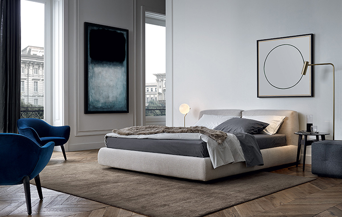 Luxurious and functional poliform bed collection  7