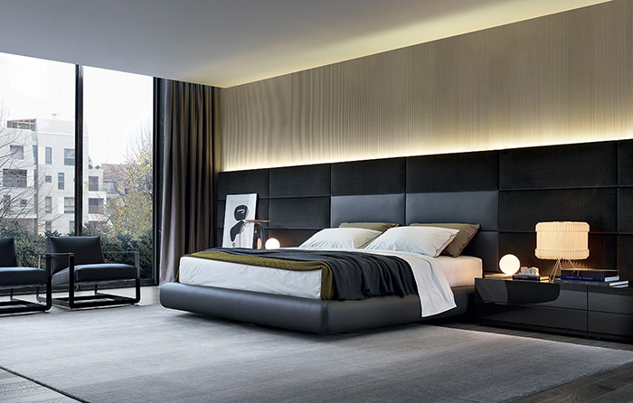 Luxurious and functional poliform bed collection  9