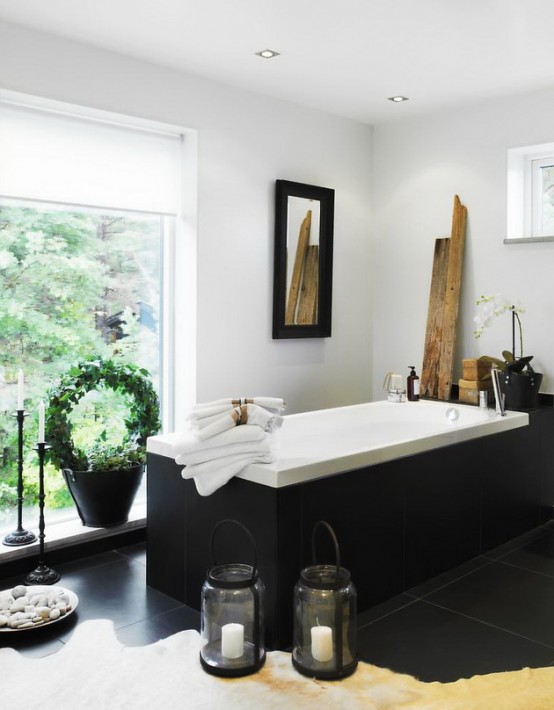 Luxurious Bathroom Design Looking Like A Home SPA