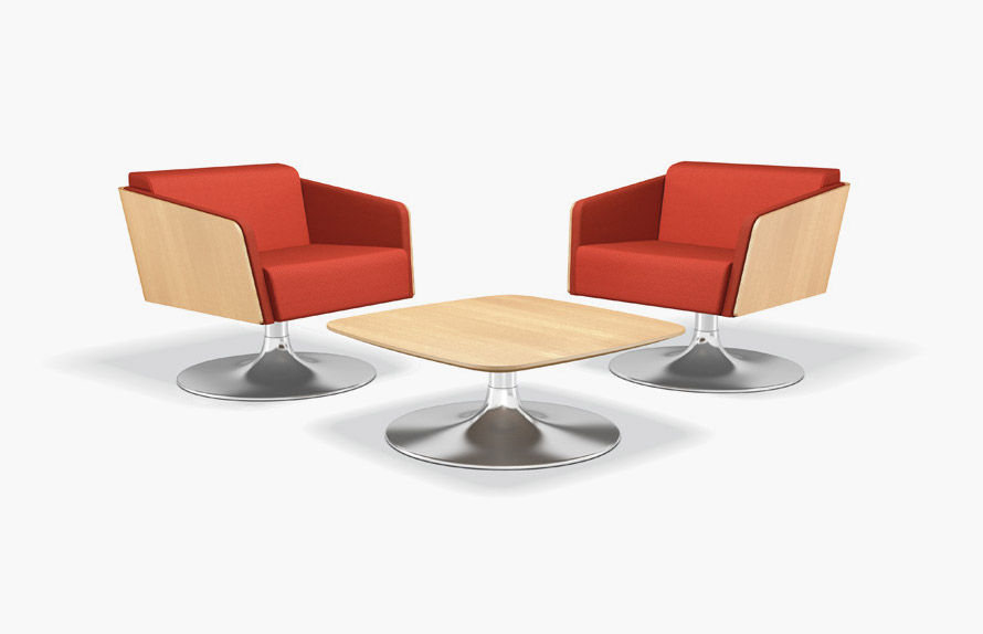 Lyra Club Lounge Chairs With Table