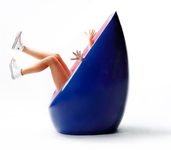 Egg-Shaped Chair By Karim Rashid