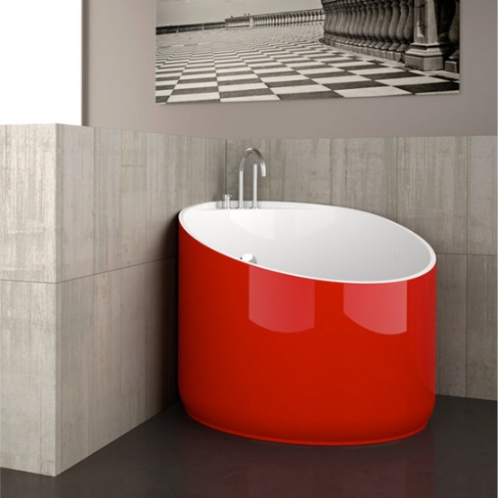 Cool Mini Bathtub Of Fiberglass For Small Spaces