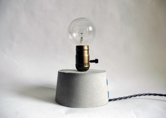 Minimalist Art Of Light: Concrete Lights Experiment