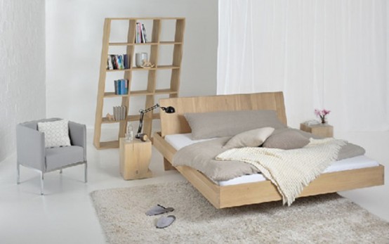 Minimalist Bed With A Useful Tray Area