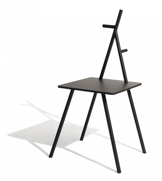 Minimalist Multifunctional Chair Appropriate For Many Spaces
