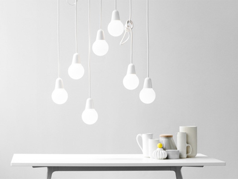 Minimalist Pendant Lamp Imitating A Usual Bulb