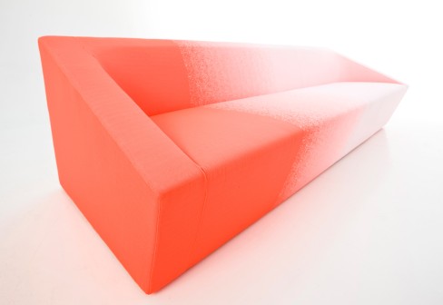 Minimalist Pink Sofa That Seems To Fade Out