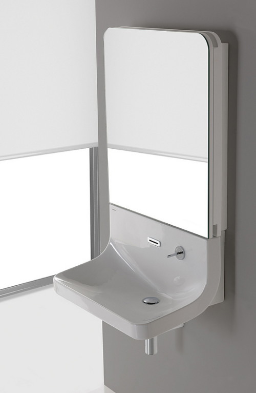 Minimalist Sleek Mirror Combo For Your Bathroom – Blend by Sanindusa