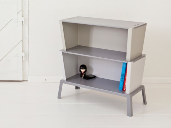 Thoughtful Minimalist Stackable Shelf System