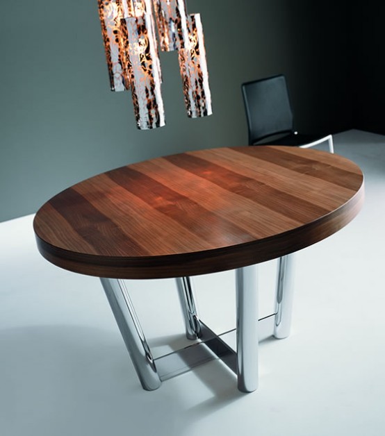 Modern And Luxurious Diner Tables By Italian Designers