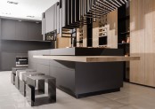 Modern Andsculptural Cut Kitchen With Pesonality