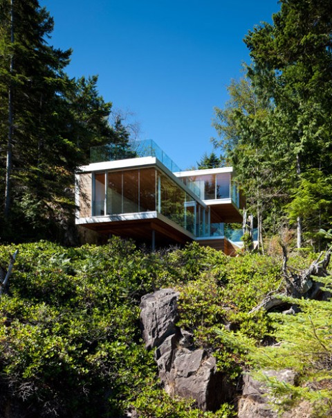 Modern Cabin In The Woods: Gambier Island House