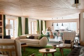 modern-chalet-with-wood-clad-interiors-and-touches-of-green-3