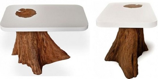Modern Dining Tables Of Natural Logs