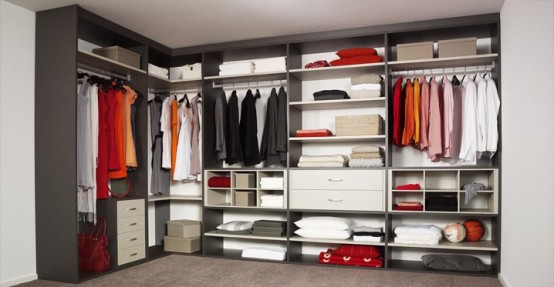 Modern Interior Closet Storage System