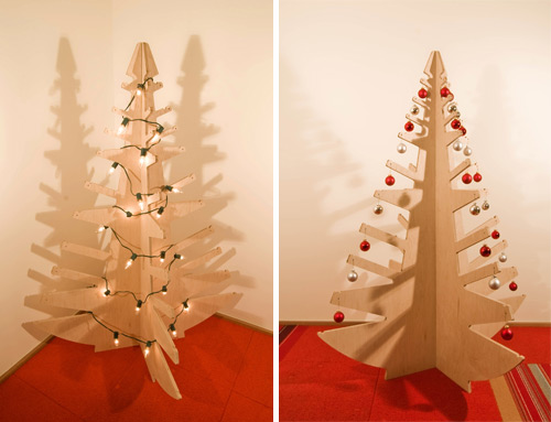 Modern Plywood Christmas Tree Alternative