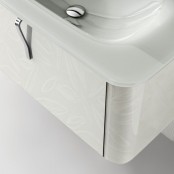 Modern White Wall Mounted Washbasin