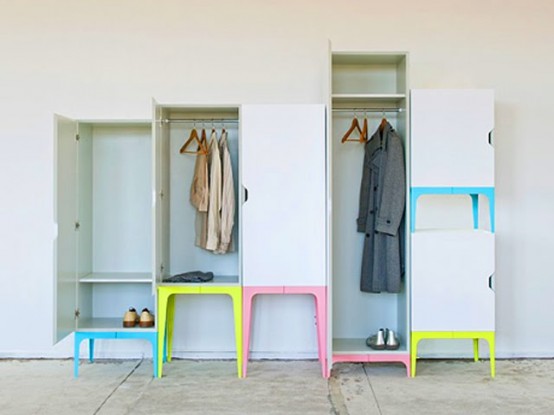 Original and Funny Modular Wardrobe System – Modrobe by Matthias Ries