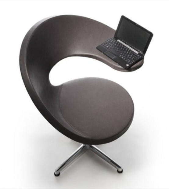 Netbook Lounge Armchair Of @ Shape