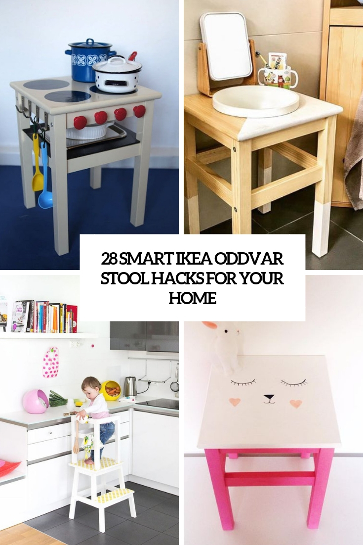 28 Smart IKEA Oddvar Stool Hacks For Your Home