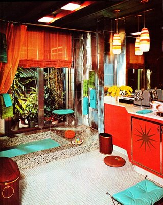 Oriental And Colorful Bathroom