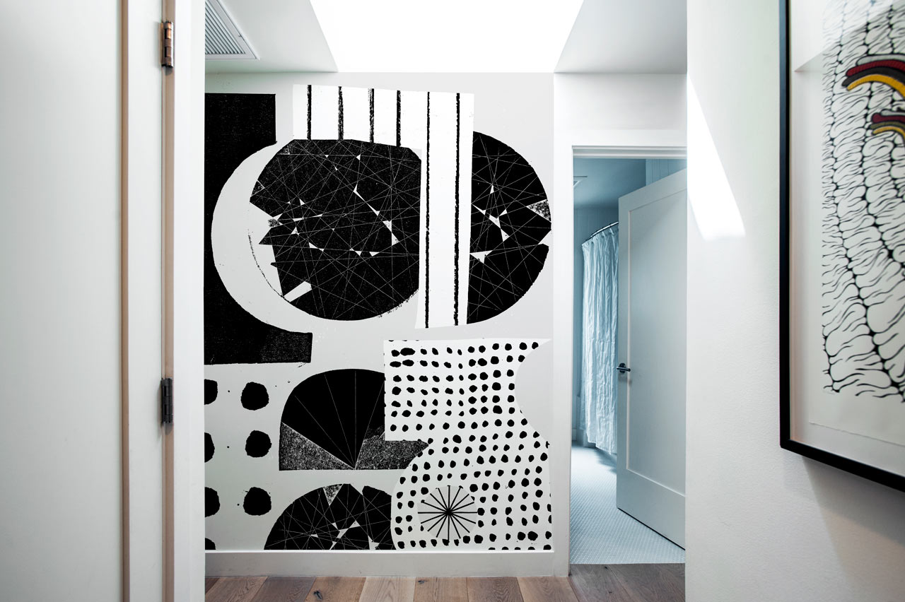 Oversized graphic wall panels to make a statement  1