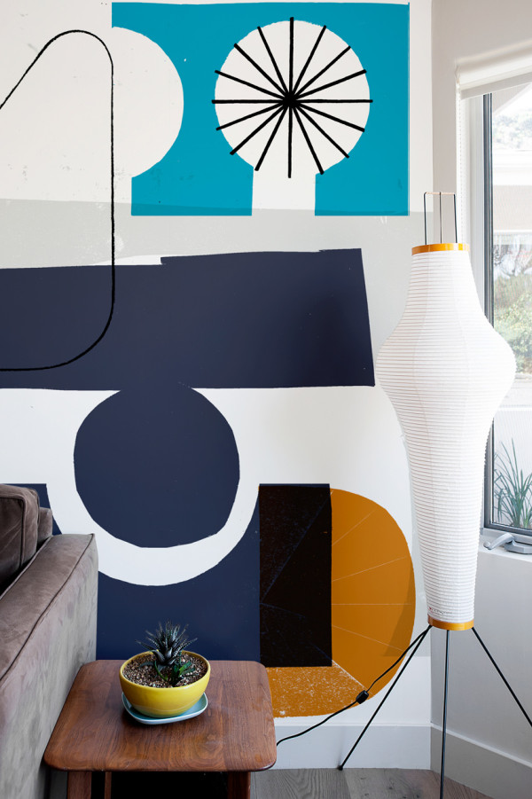 Oversized graphic wall panels to make a statement  14