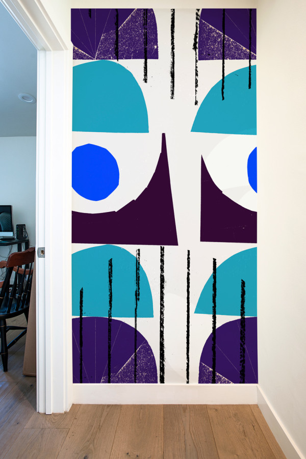 Oversized graphic wall panels to make a statement  17